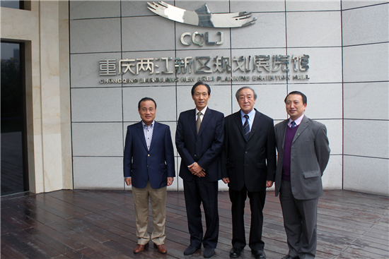 5韩国科学技术院总审计官金英千先生参观重庆两江新区规划展览馆